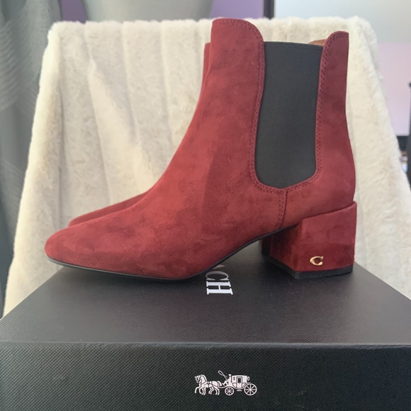 COACH TIA SUEDE BOOTIE - Picture 3 of 11